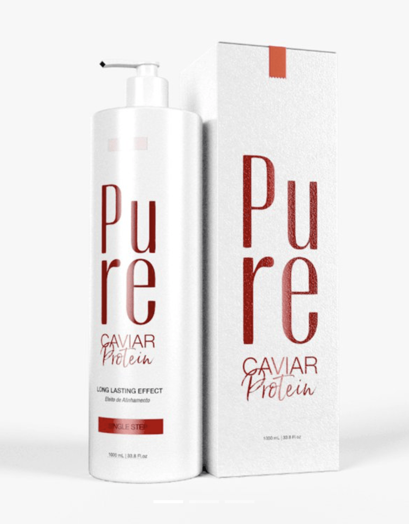 3 Unidades Escova Semi definitiva PURE CAVIAR 0% formol
