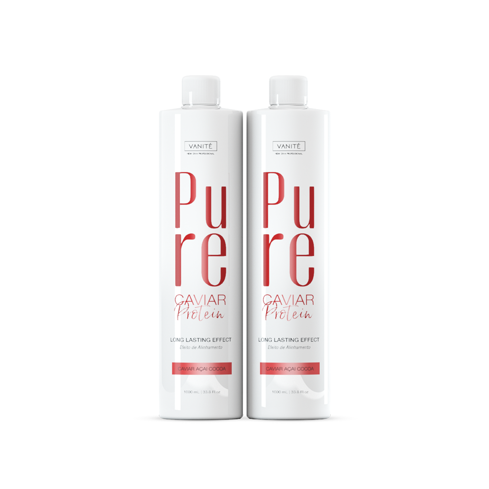 2 Unidades Escova Semi definitiva PURE CAVIAR 0% formol