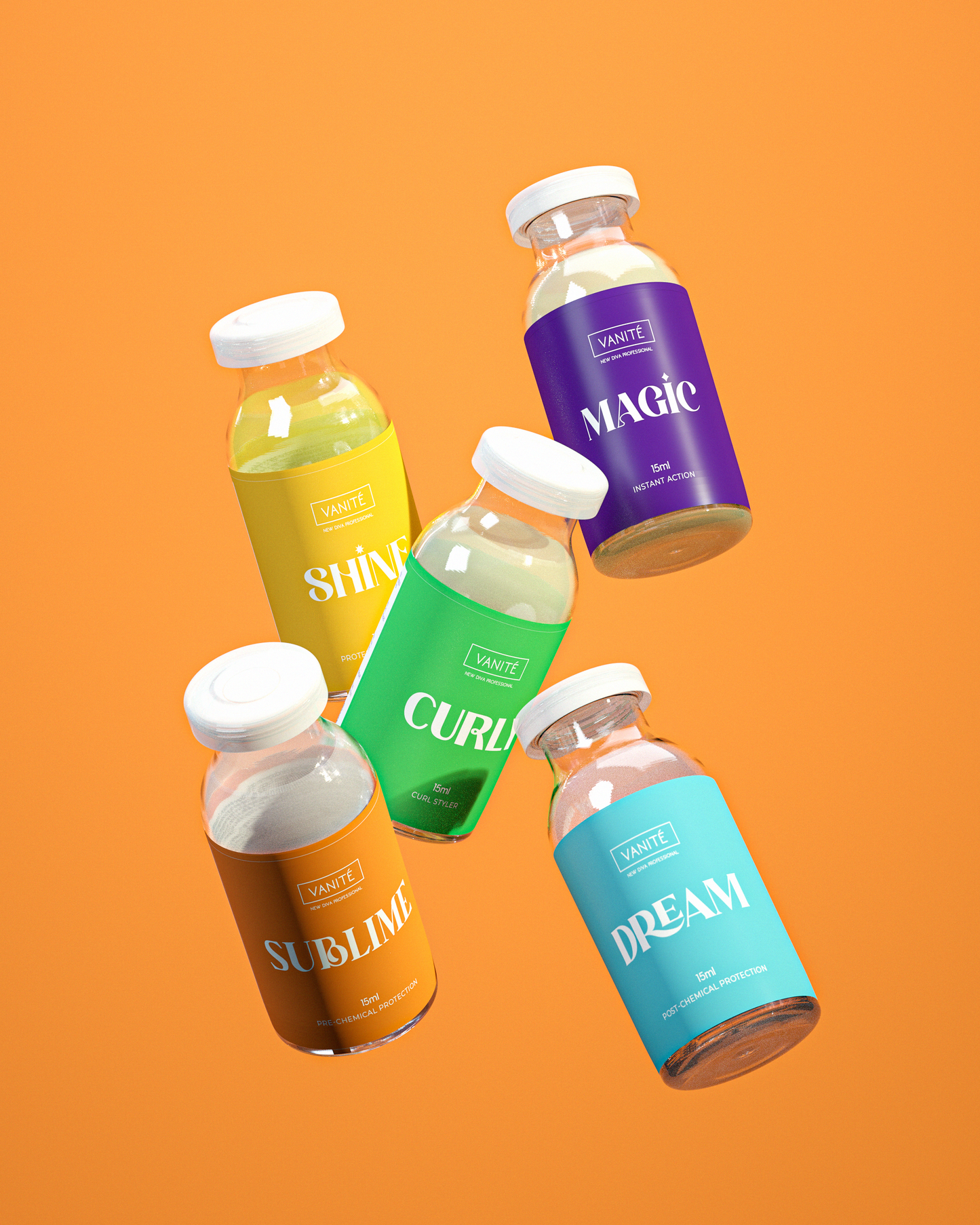 Kit 5 Ampolas Feelings 15ml