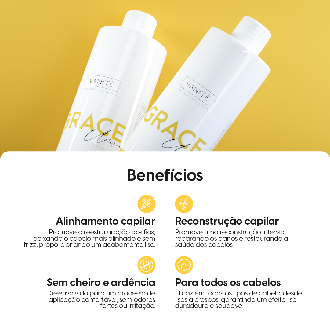 Kit Essencial (Grace Unique+ Grace Violet + Pure Caviar) OFERTA RELÂMPAGO