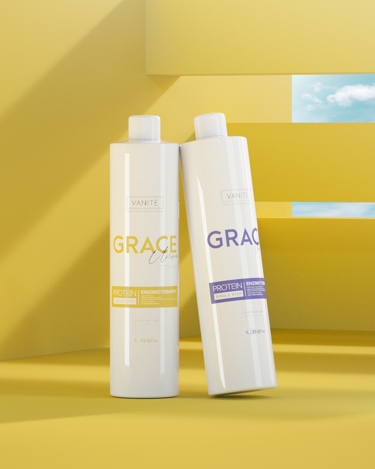 Kit Grace Enzimoteraphy Unique + Violet 1000ml