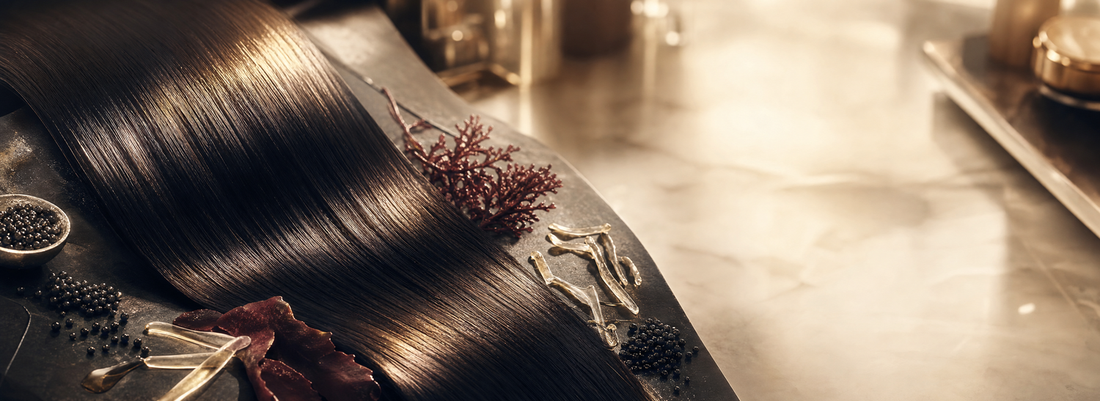 Cabelo liso e brilhante após progressiva brasileira sem formol em salão profissional
