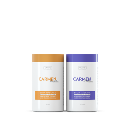 Kit Btox Carmen Sensitive + Platinum 1kg Thermo Control Quaternizado