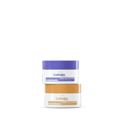 Kit Btox Carmen Sensitive + Platinum 300g Thermo Control Quaternizado