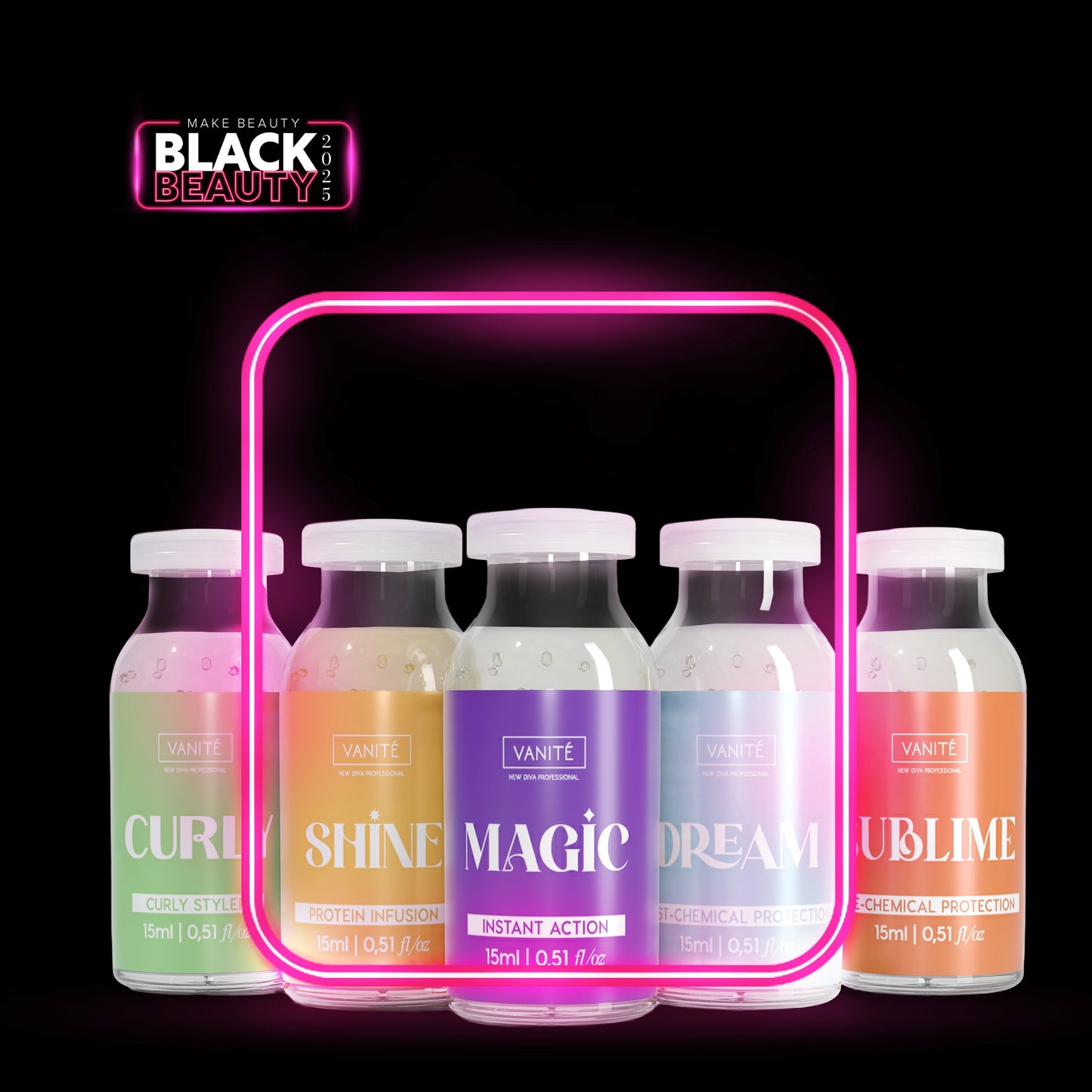 Kit 5 Ampolas Feelings 15ml