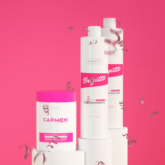 Combo Brigitte Shampoo e Plástica dos Fios + Carmen Intensive