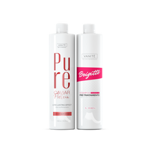 Kit Pure caviar + Shampoo Anti resíduos Brigitte 1000ml