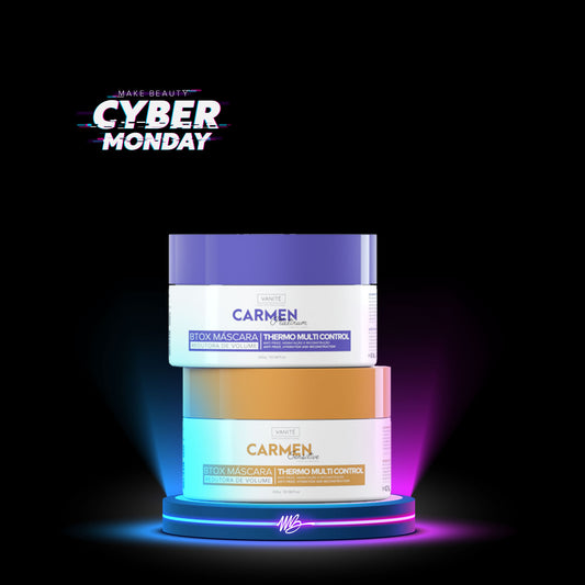 Kit Btox Carmen Sensitive + Platinum 300g Thermo Control Quaternizado