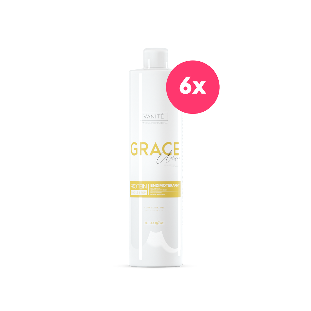 6 Unidades Grace Enzimoteraphy Unique 1000ml