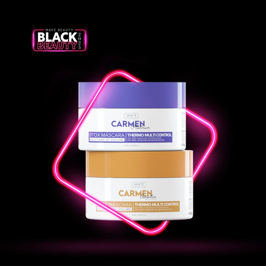 Kit Btox Carmen Sensitive + Platinum 300g Thermo Control Quaternizado