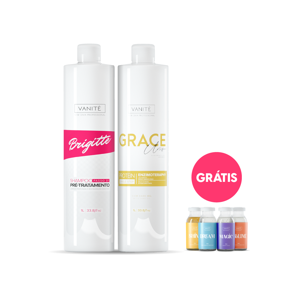Combo Essencial com Grace Unique + Ampolas GRÁTIS