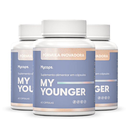 3 Unidades - Suplemento alimentar em capsulas My Younger