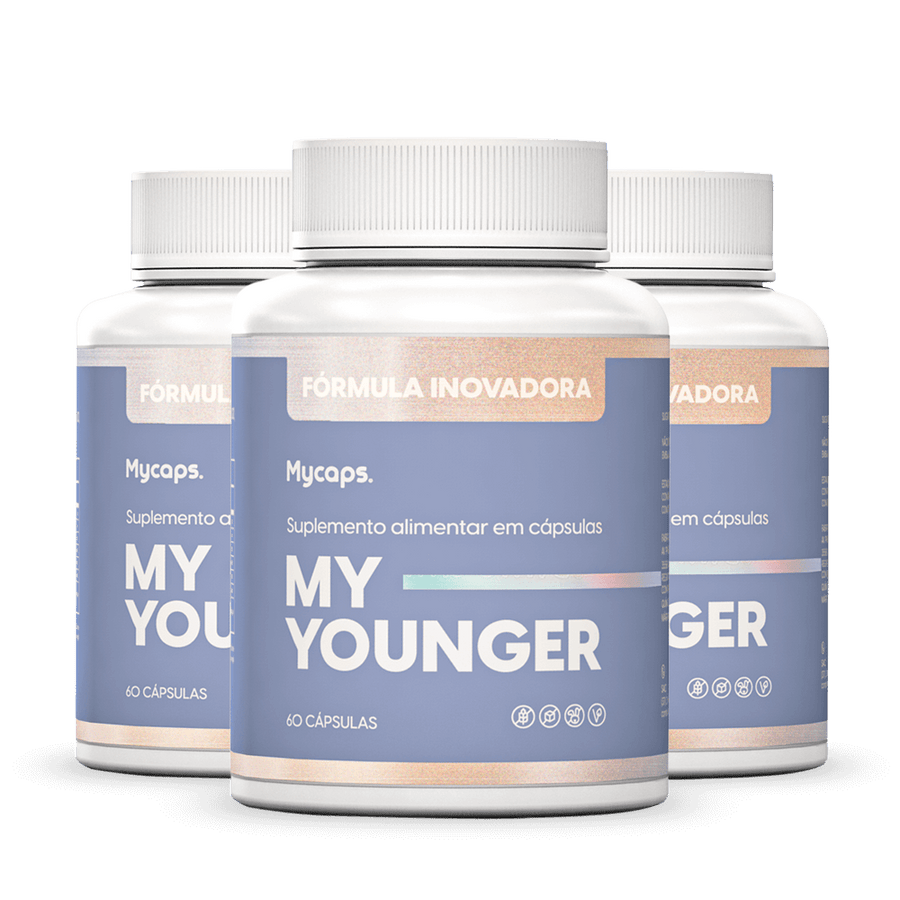 3 Unidades - Suplemento alimentar em capsulas My Younger
